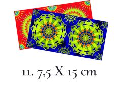 11. 7,5 X 15 cm